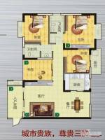 信泰和府3室2厅2卫户型图