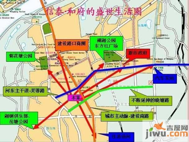 信泰和府位置交通图图片