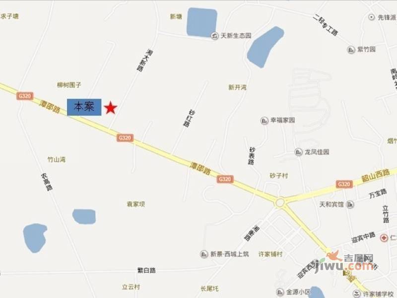 中瀚聚龙广场位置交通图1
